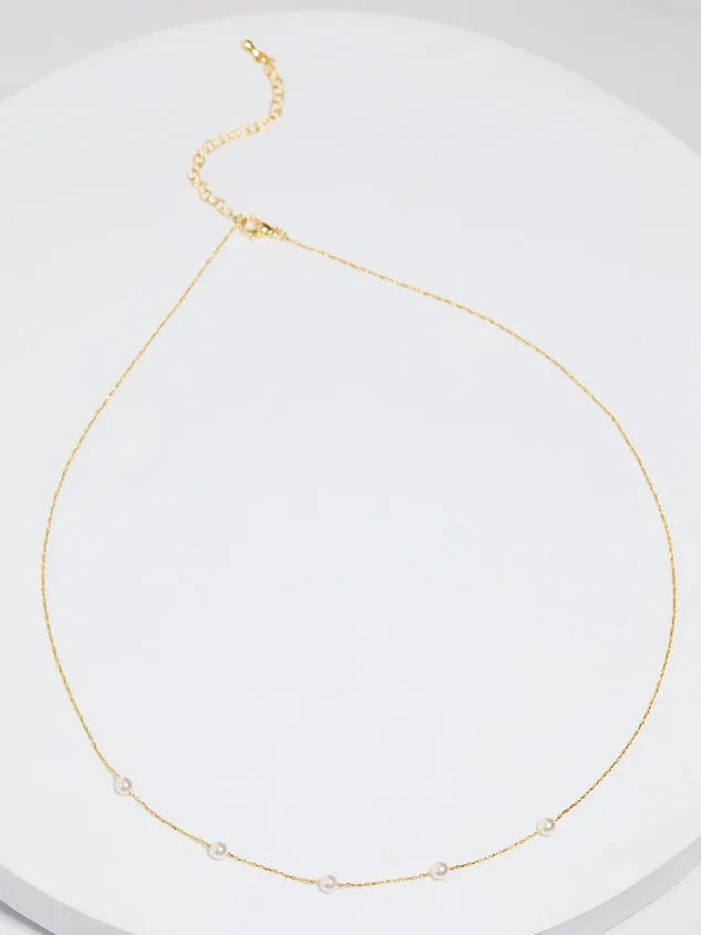 18k Gold Pearl Charm Necklace Pearl Women Altar039d State Necklaces 18k Gold Pearl Charm Necklace Pearl Women Altar039d State Necklaces