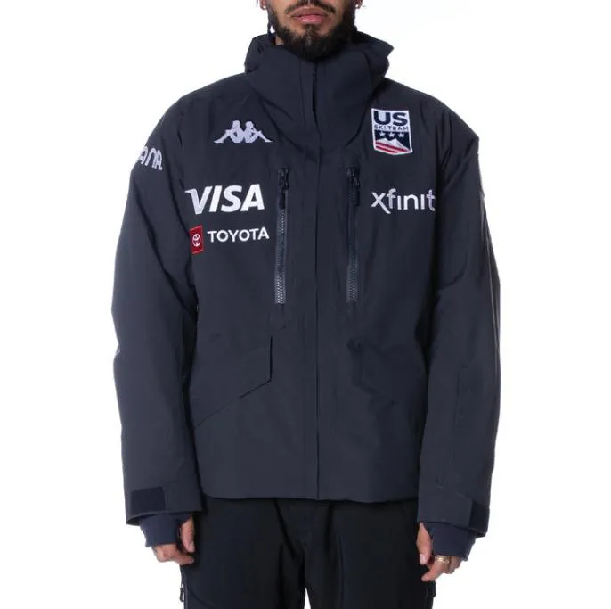 2022 6Cento 602T US Ski Jacket 8211 Navy MenWomen Kappa Jackets