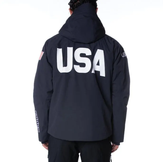2022 6Cento 602T US Ski Jacket 8211 Navy MenWomen Kappa Jackets
