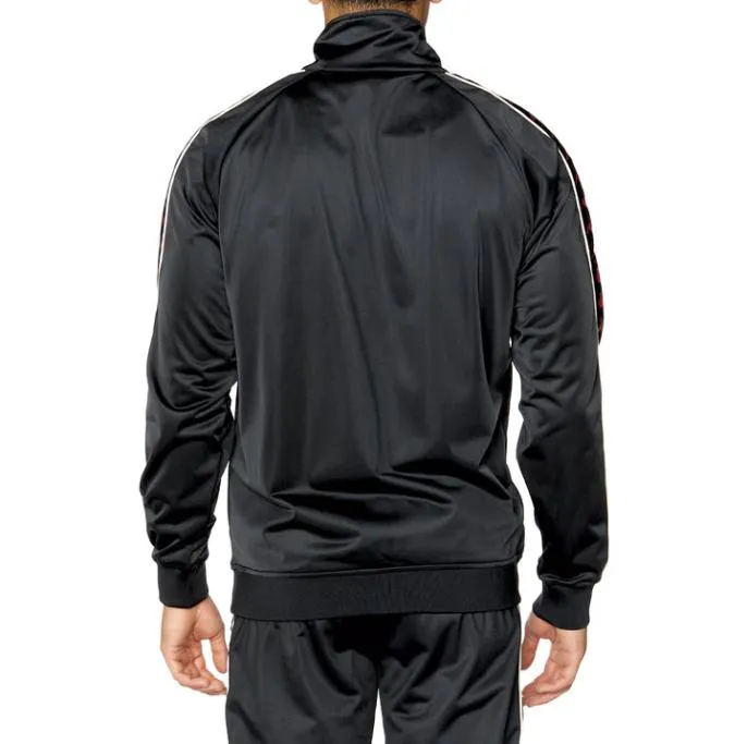 222 Banda Annistonu Track Jacket 8211 Black Black Men Kappa Tracksuits