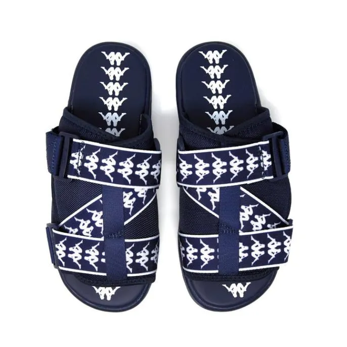 222 Banda Mitel 1 Sandals 8211 Blue Md Cobalt White Blue Md Cobalt White Footwear Kappa Sandals