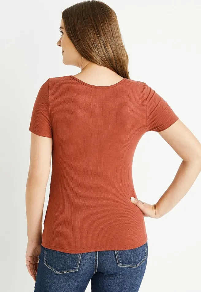 247 Red TuckIn Tee Women Maurices Tops