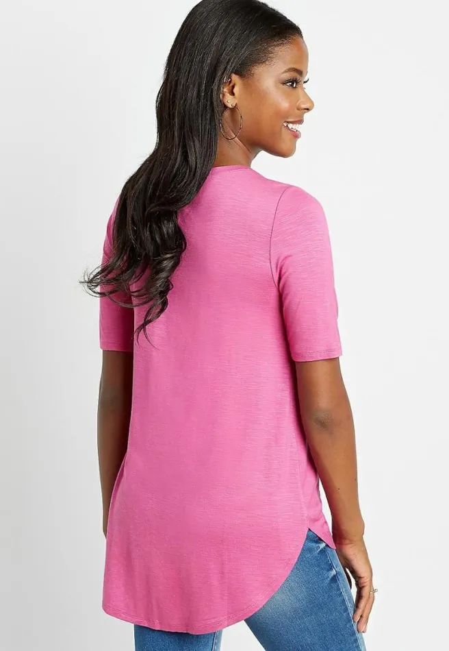 247 Solid Flawless Tee Women Maurices Tops