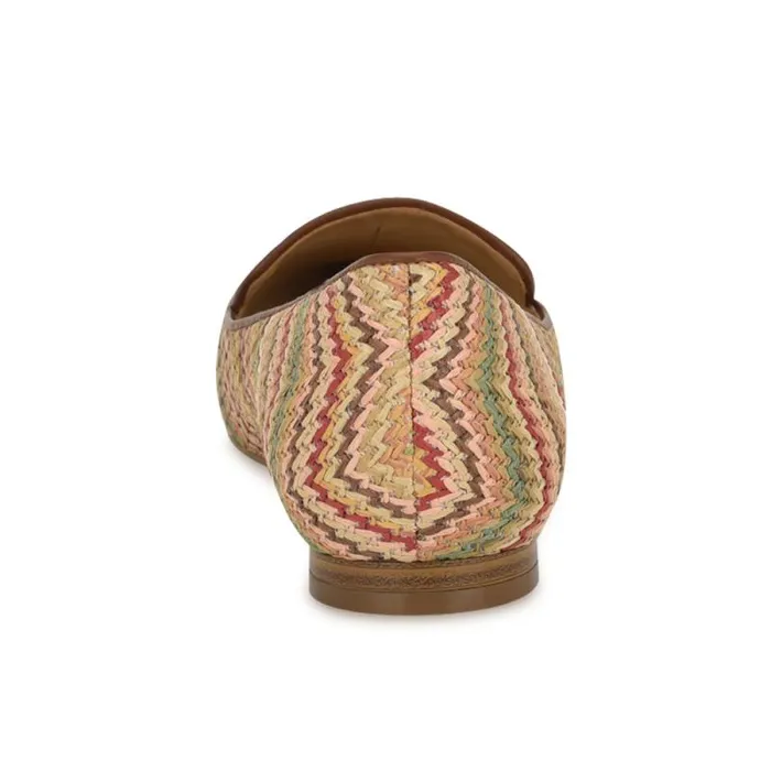 Abay Smoking Flats Multi Raffia Women Nine West Flats Abay Smoking Flats Multi Raffia Women Nine West Flats