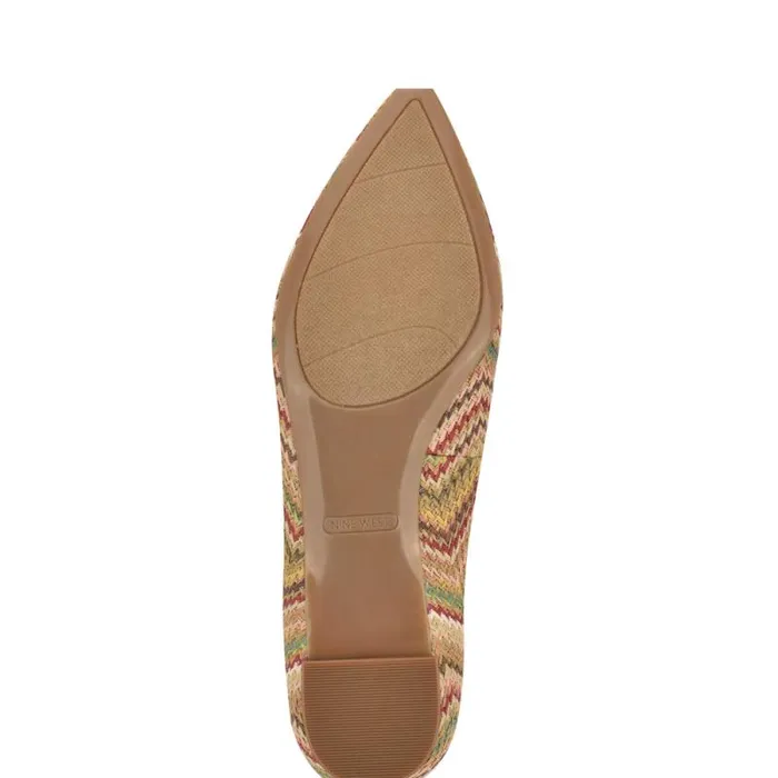Abay Smoking Flats Multi Raffia Women Nine West Flats Abay Smoking Flats Multi Raffia Women Nine West Flats