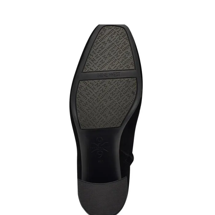 Ailet 92159 Square Toe Booties Black Suede Women Nine West Boots and Booties Ailet 92159 Square Toe Booties Black Suede Women Nine West Boots and Booties