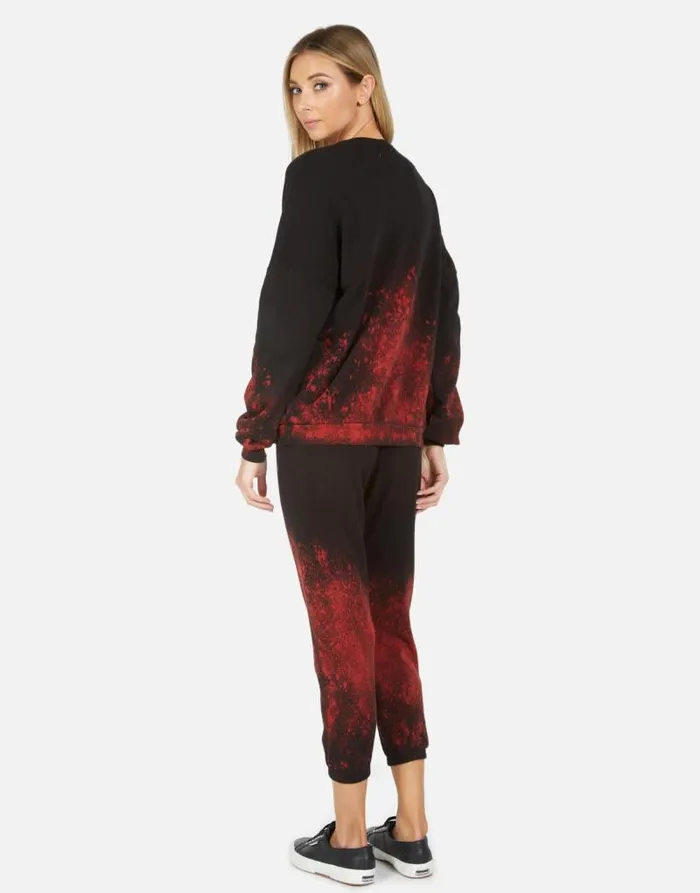 Alana LA Lipstick Lipstick Wash Women Lauren Moshi Crop Sweatpants