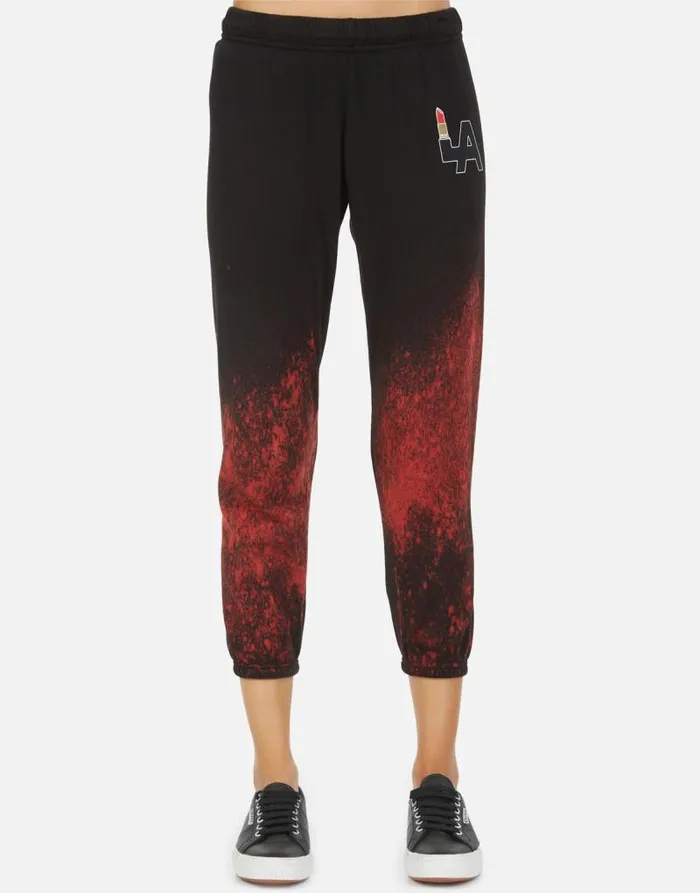 Alana LA Lipstick Lipstick Wash Women Lauren Moshi Crop Sweatpants