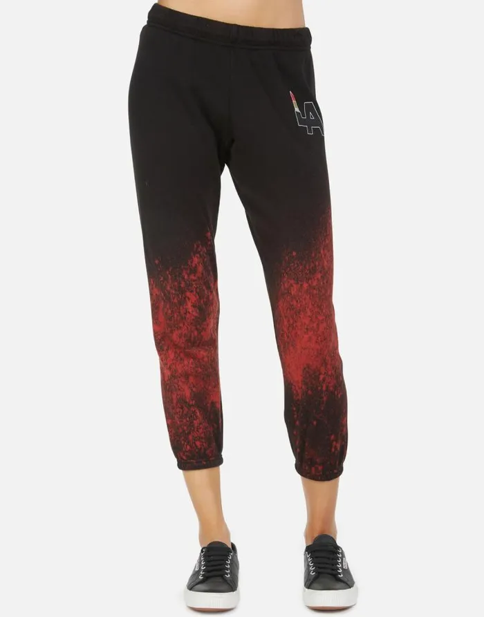 Alana LA Lipstick Lipstick Wash Women Lauren Moshi Crop Sweatpants