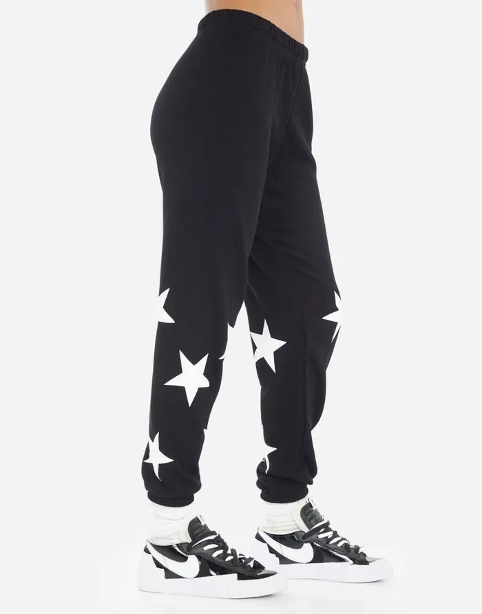 Alana Rock Star Butterfly Black Women Lauren Moshi Crop Sweatpants