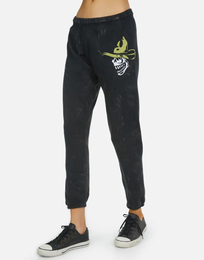 Alana ZZ Top Onyx Women Lauren Moshi Crop Sweatpants