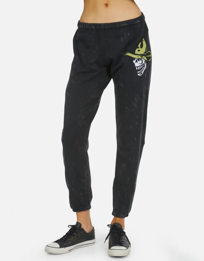 Alana ZZ Top Onyx Women Lauren Moshi Crop Sweatpants