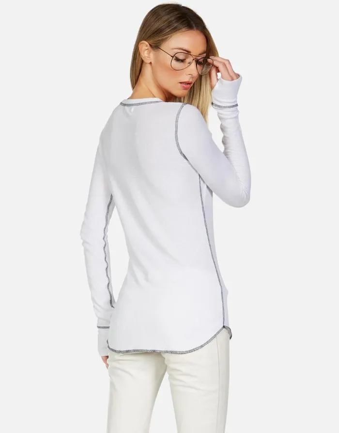 Alexis Love Boxing White Women Lauren Moshi Long Sleeve