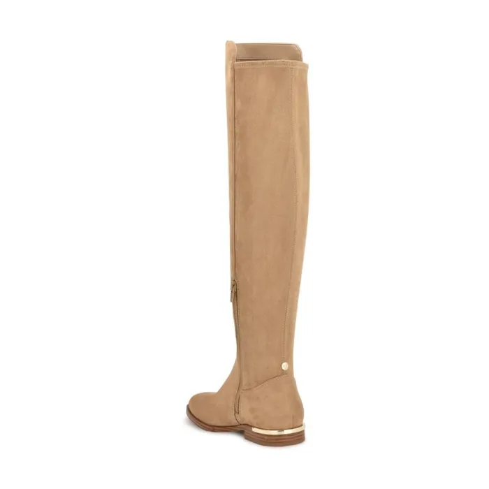 Allair Over The Knee Boots Tan Suede Women Nine West Boots and Booties Allair Over The Knee Boots Tan Suede Women Nine West Boots and Booties