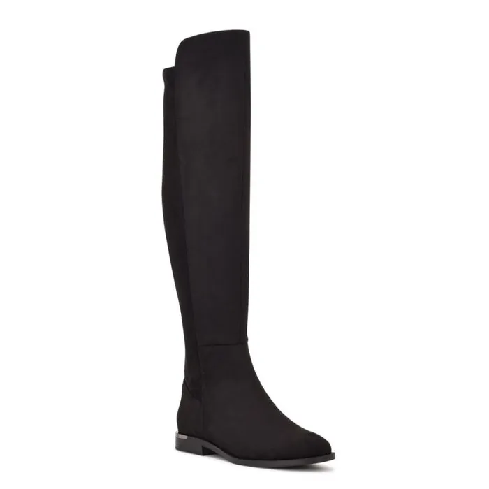 Allair Wide Calf Over The Knee Boots Black Women Nine West Boots and Booties Allair Wide Calf Over The Knee Boots Black Women Nine West Boots and Booties