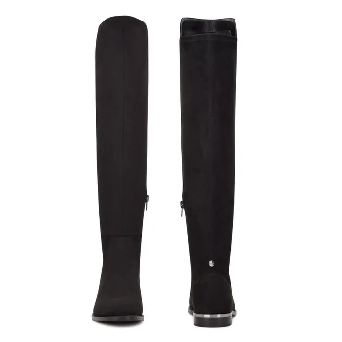 Allair Wide Calf Over The Knee Boots Black Women Nine West Boots and Booties Allair Wide Calf Over The Knee Boots Black Women Nine West Boots and Booties