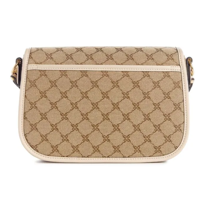 Allington Crossbody Flap Mocha Logobeige Women Nine West Satchels and Shoulder Bags