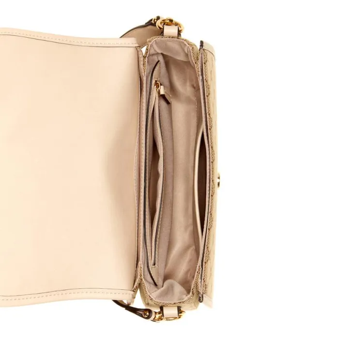 Allington Crossbody Flap Mocha Logobeige Women Nine West Satchels and Shoulder Bags