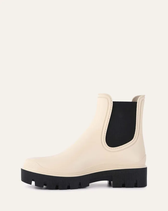 ANKLE BOOTS jomercer Women Maeva flat ankle boots sand rubber