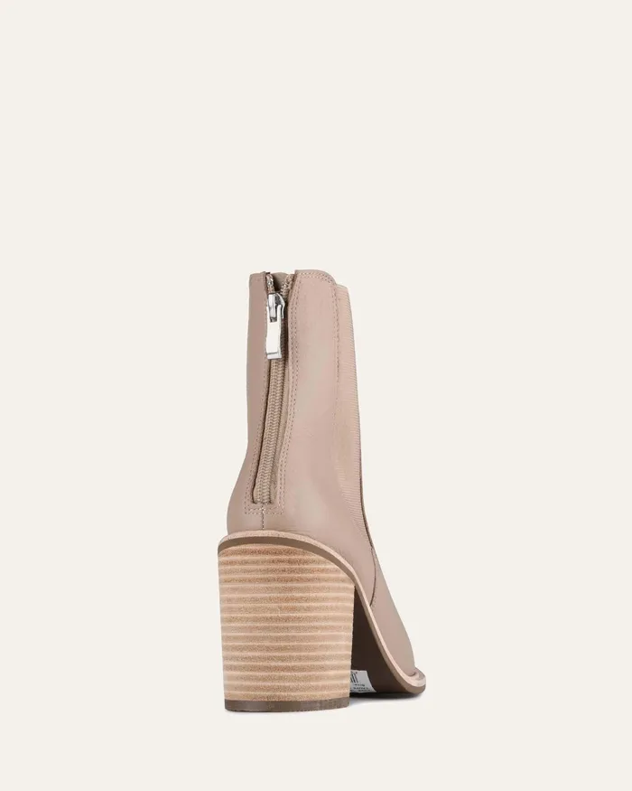 ANKLE BOOTS Luxe high ankle boots taupe leather jomercer Women ANKLE BOOTS Luxe high ankle boots taupe leather jomercer Women