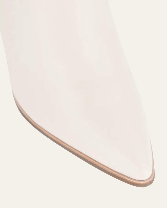 ANKLE BOOTS Tatiana high ankle boots off white leather jomercer Women