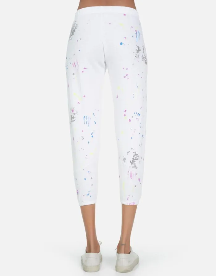 Annabelle Peace Teddy Punk Stain Women Lauren Moshi Crop Sweatpants