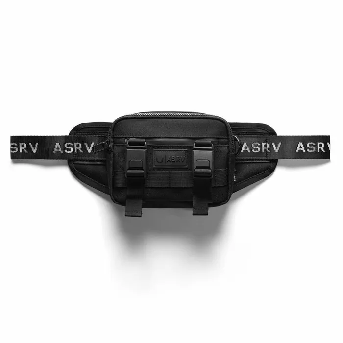 ASRV Bags Men Waterproof Cordura Small Crossbody Bag Black