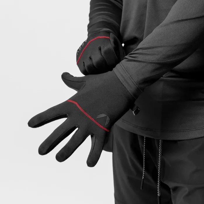 ASRV Gloves and Sleeves Men Aeroheat Lightweight Gloves Blackblack