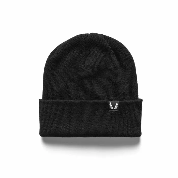 ASRV Hats and Headwear Men Essential Beanie Black