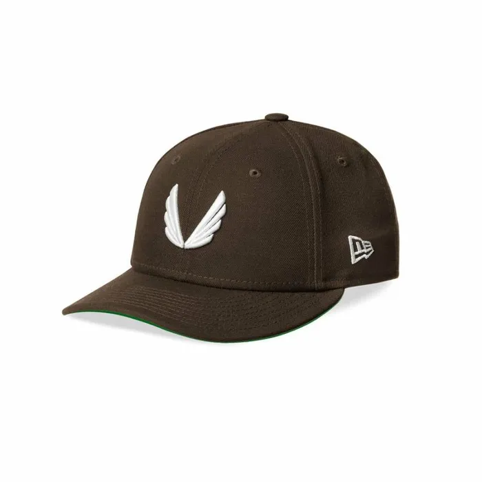 ASRV Hats and Headwear Men New Era 59Fifty Low Profile Hat Dark Earthwhite wings