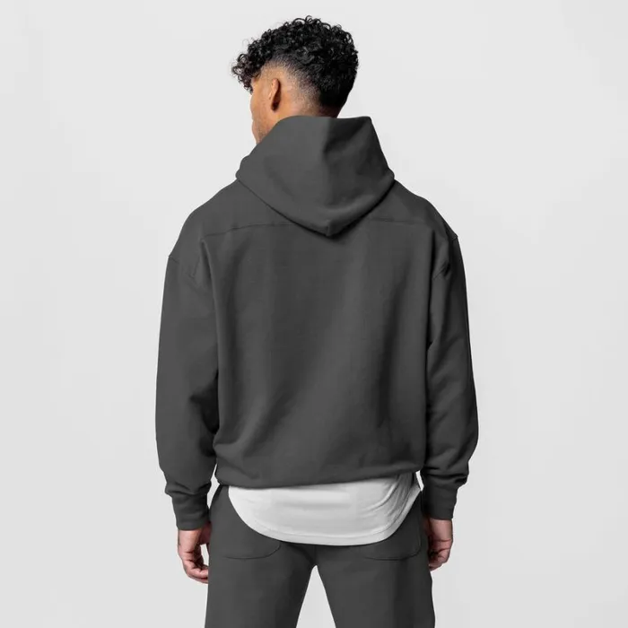 ASRV Hoodies and Sweatshirts Men TechTerry Hoodie Space Grey