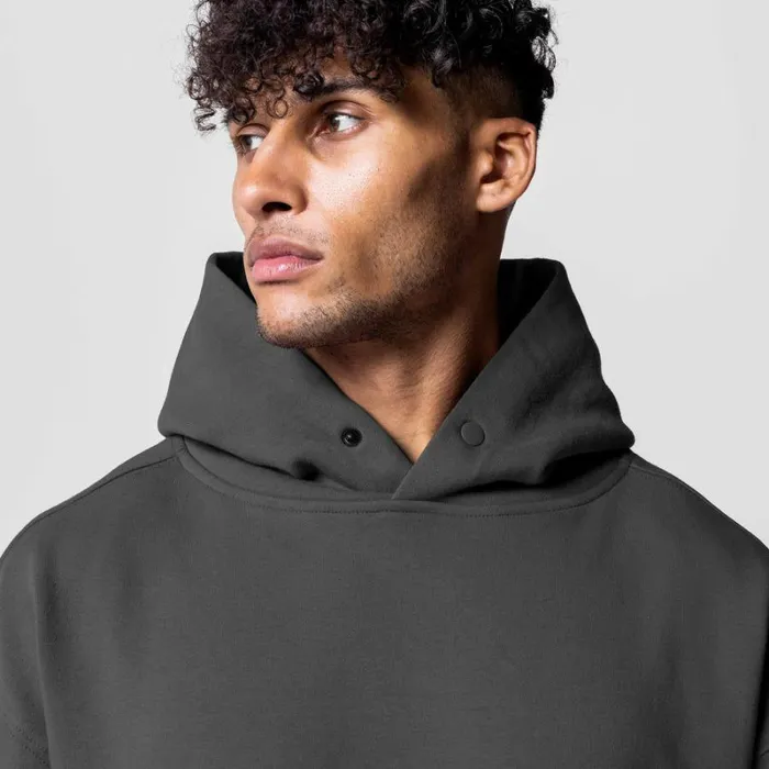 ASRV Hoodies and Sweatshirts Men TechTerry Hoodie Space Grey