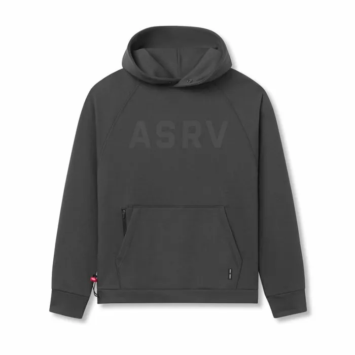 ASRV Hoodies and Sweatshirts Men TechTerry WeatherReady Training Hoodie Space Grey 034asrv034