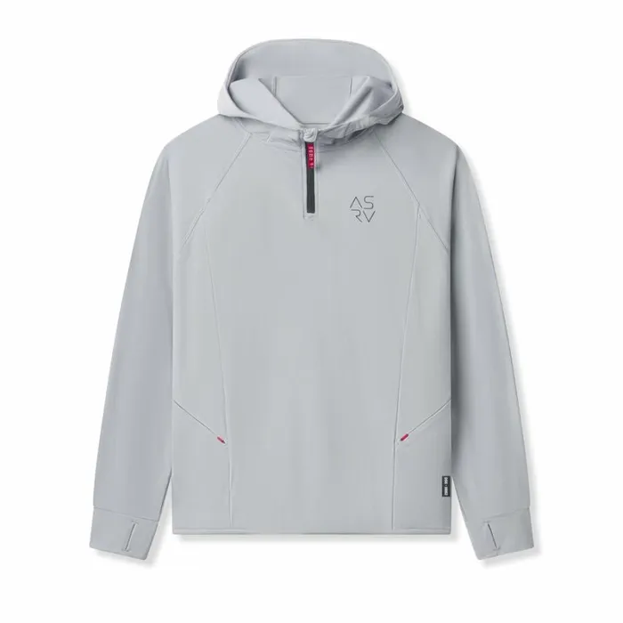ASRV Hoodies and Sweatshirts Men Thermal Training Hoodie Slate Grey 034cyber034