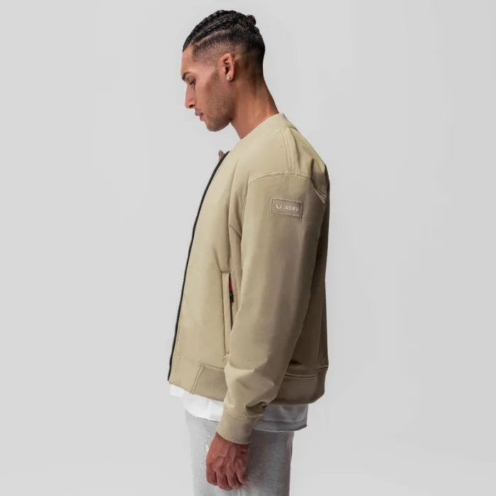 ASRV Jackets and Outerwear Men Ripstop Insulated Bomber Jacket Khaki