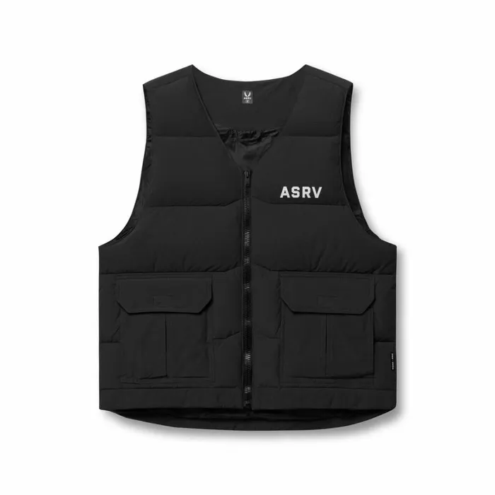 ASRV Jackets and Outerwear Men Ripstop Insulated Puffer Gilet Black