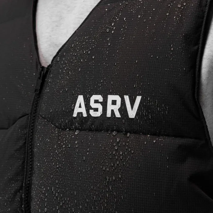 ASRV Jackets and Outerwear Men Ripstop Insulated Puffer Gilet Black
