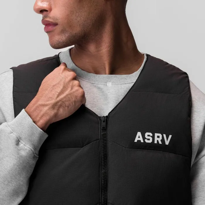ASRV Jackets and Outerwear Men Ripstop Insulated Puffer Gilet Black