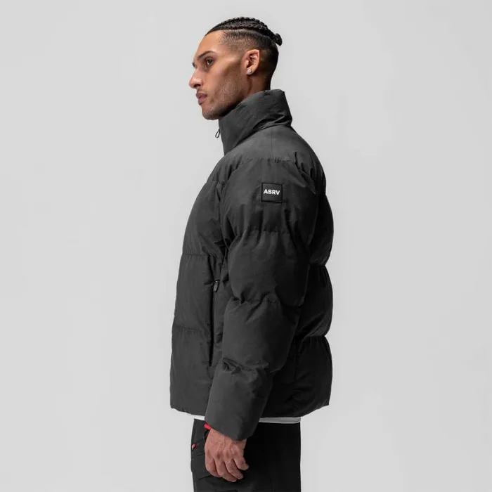 ASRV Jackets and Outerwear Men WeatherReady Down Puffer Jacket Black 034wave Dye034