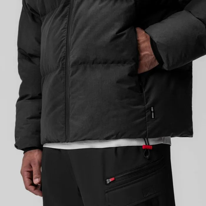 ASRV Jackets and Outerwear Men WeatherReady Down Puffer Jacket Black 034wave Dye034