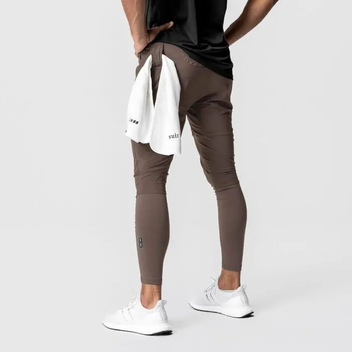 ASRV Joggers and Pants Men TETRALITE Hybrid Jogger Deep Taupe