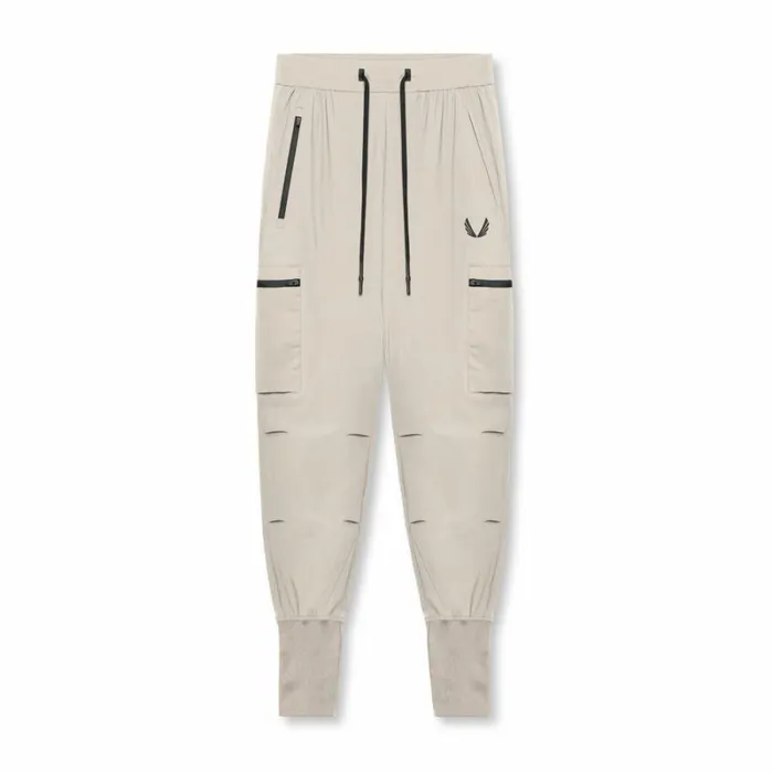 ASRV Joggers and Pants Men TetraLite Inlay Pocket High Rib Jogger Sand Smoke