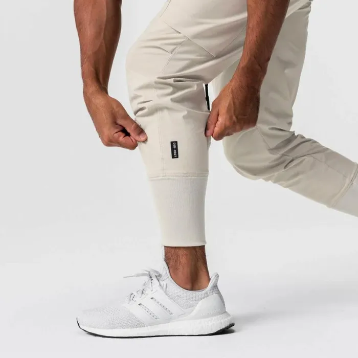 ASRV Joggers and Pants Men TetraLite Inlay Pocket High Rib Jogger Sand Smoke