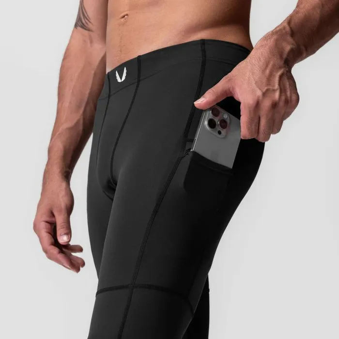 ASRV Leggings Men WarpFlexxLite 34Length Legging Black