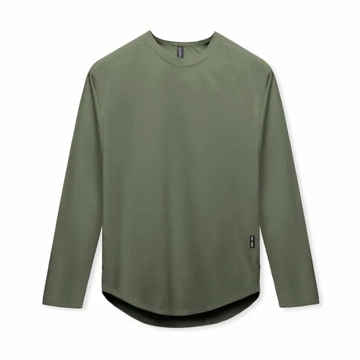ASRV Long Sleeves Men SilverLite 20 Established Long Sleeve Dark Olive