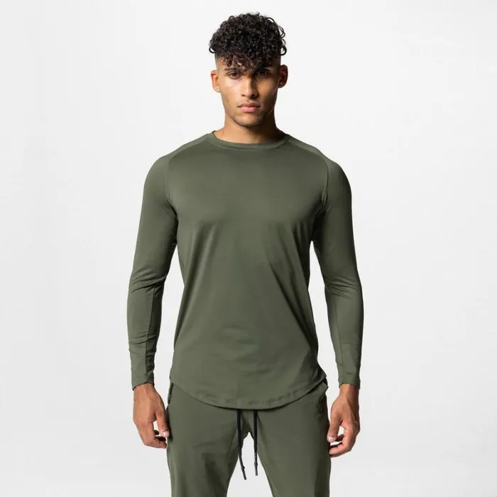 ASRV Long Sleeves Men SilverLite 20 Established Long Sleeve Dark Olive