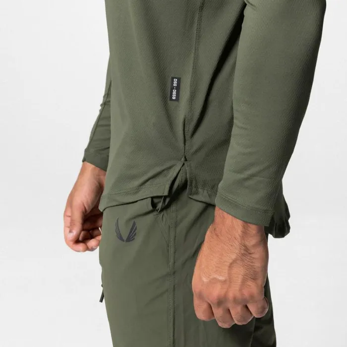 ASRV Long Sleeves Men SilverLite 20 Established Long Sleeve Dark Olive