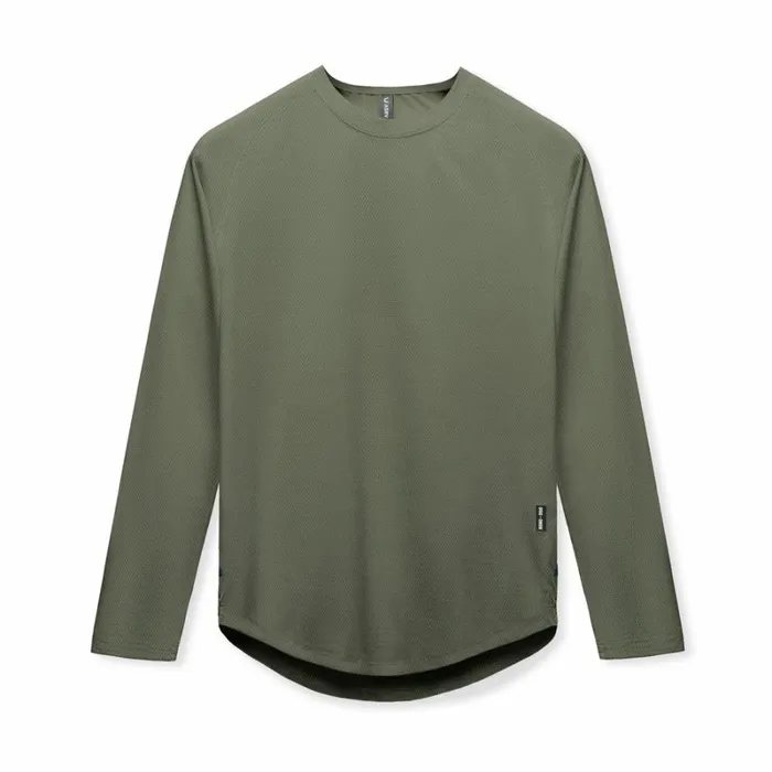 ASRV Long Sleeves Men SilverLite 20 Established Long Sleeve Olive