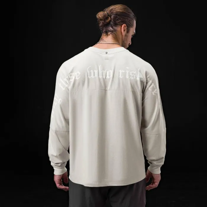 ASRV Long Sleeves Men Tech Essential Relaxed Long Sleeve Stonewhite 034otwr034