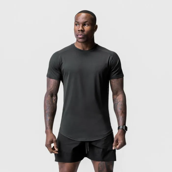 ASRV Short Sleeves Men Core Mesh Established Tee Black